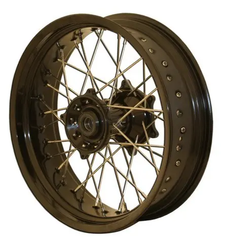 DNA 17x5.0 MOTARD YZF250/450 Sort Felg/Blått Nav 