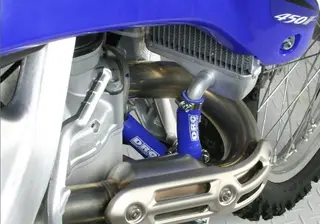 DRC Radiator Slangesett KXF450 &#39;06-08 Silikon Slangesett For Kj&#248;lesystem Bl&#229;