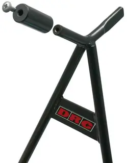 DRC Triangel-st&#248;tte MX - Gunmetal/Gr&#229; Passer aksel m/ ID: 11, 18 og 14.5mm