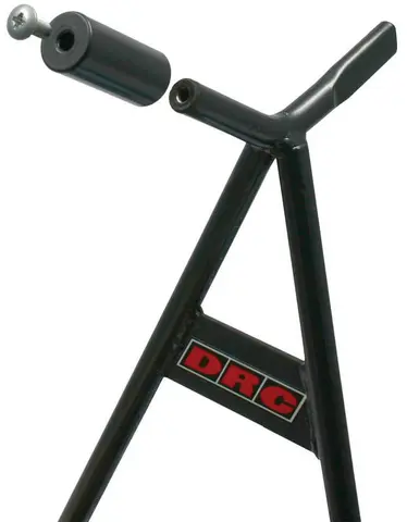 DRC Triangel-st&#248;tte MX - Gunmetal/Gr&#229; Passer aksel m/ ID: 11, 18 og 14.5mm