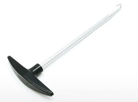 DRC Spring Hook Fjærkrok - Sort Godt grep med PVC-belagt håndtak
