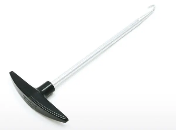 DRC Spring Hook Fjærkrok - Sort Godt grep med PVC-belagt håndtak 