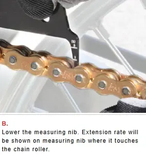 DRC Kjedetester 420-530 Sjekk kjede-strekk på en enkel måte