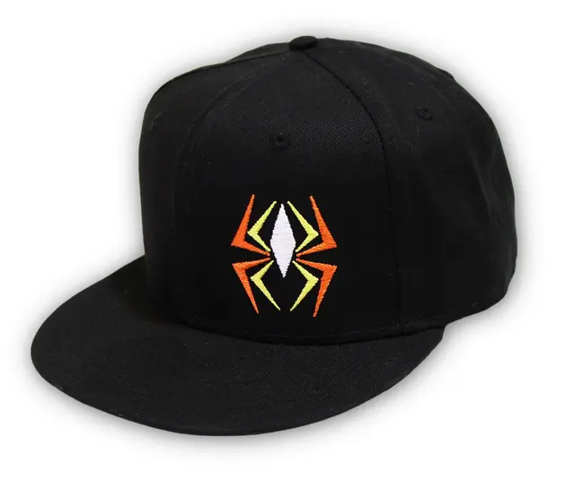 Rekluse Cap - Snap Back - Black Deluxe S pider - One Size Fits All 