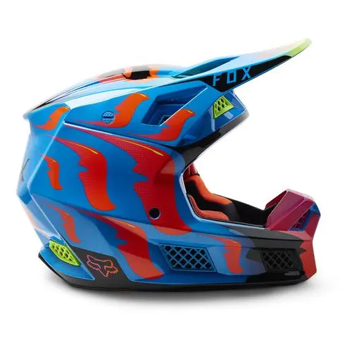 FOX V3 RS Eyeris Crosshjelm M Flerfarget 
