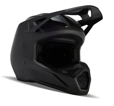 FOX V1 Crosshjelm Barn - Mattsvart