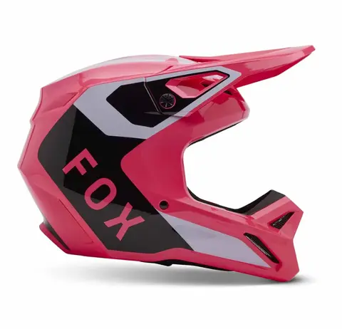 Fox V1 Lean Crosshjelm Rosa