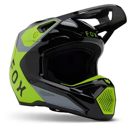 FOX V1 Lean Crosshjem Barn - Gr&#248;nn/Gr&#229;