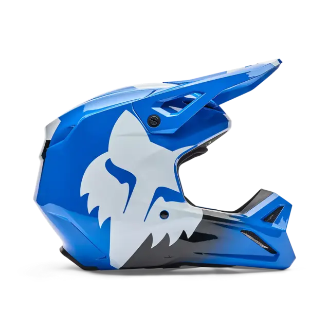 FOX V1 Shield Crosshjelm M Barn 