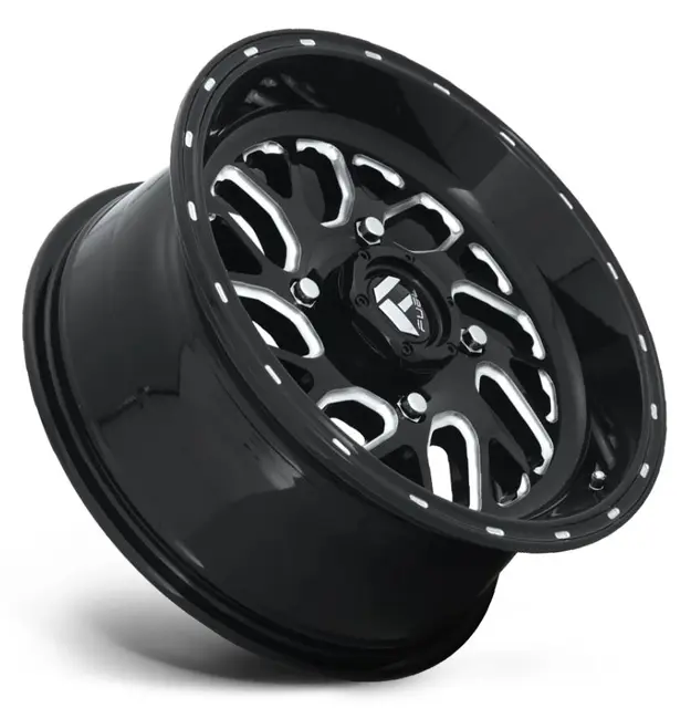 Fuel D581 16x7 - 4/156, +13 ATV/UTV Felg - Blank Sort/Maskinert 