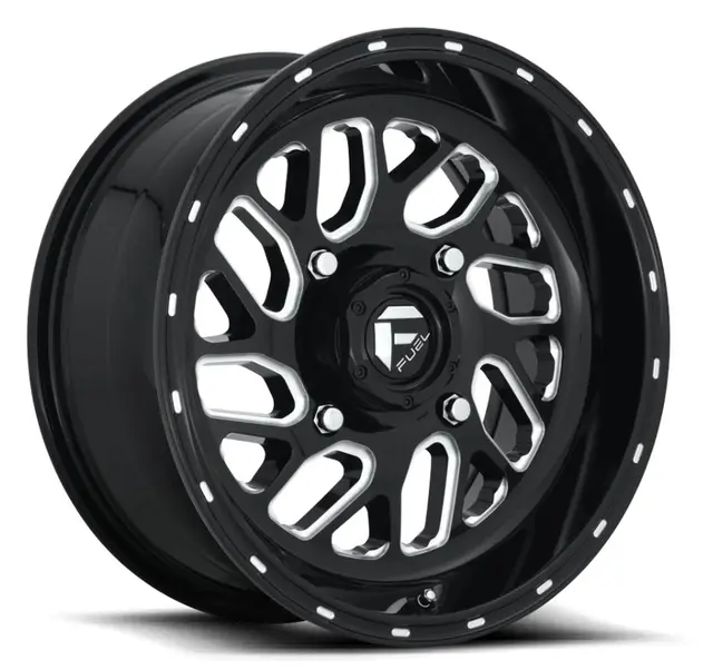 Fuel D581 16x7 - 4/156, +13 ATV/UTV Felg - Blank Sort/Maskinert 