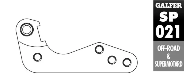 Galfer Brakett Adapter - KTM Ø270m, -> 2009 