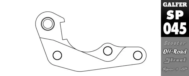 Galfer Brakett Adapter - Honda CRF 15-18 CRF Ø270mm 2015-2018 