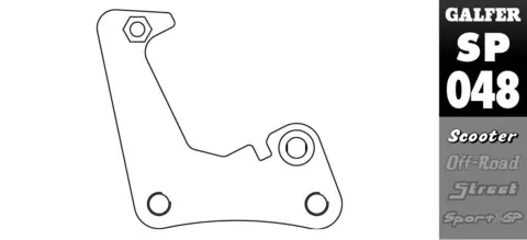 Galfer Brakett Adapter - Yamaha N-MAX &#216;267mm