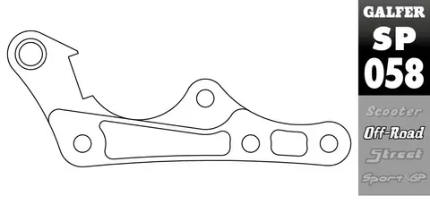 Galfer Brakett Adapter - KTM &#216;280mm