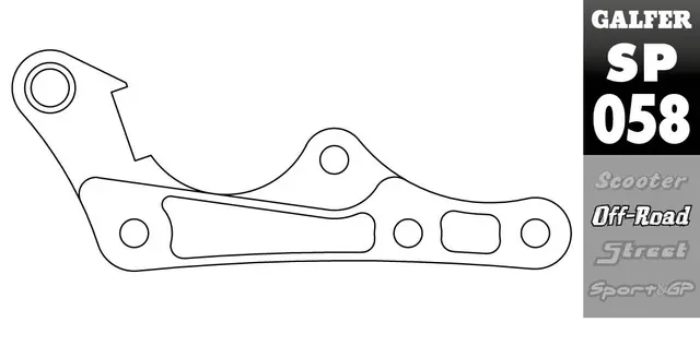 Galfer Brakett Adapter - KTM Ø280mm 