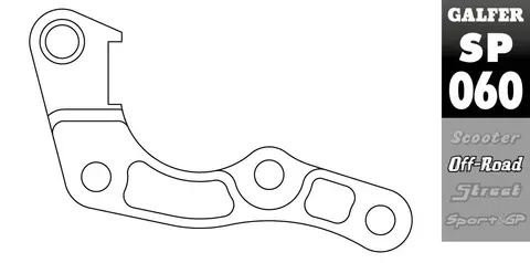 Galfer Brakett Adapter - Honda CRF 15-&gt; &#216;280mm