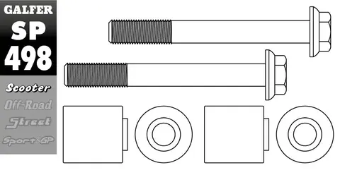 Galfer Brakett Adapter - Yamaha 530/60 530/60, &#216;320mm