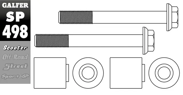Galfer Brakett Adapter - Yamaha 530/60 530/60, Ø320mm 
