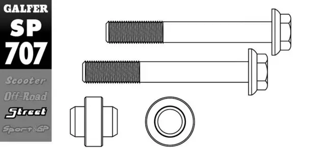 Galfer Brakett Adapter - BMW GS 1200 H2 H2 Ø320mm 