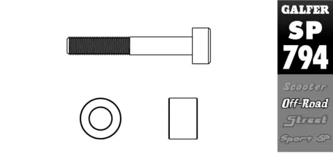 Galfer Brakett Adapter - KTM 85SX &#216;260mm