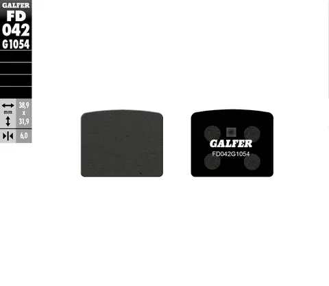 Galfer Bremseklosser, Semi-metall Anbefalt for urban/off-Road/Custom