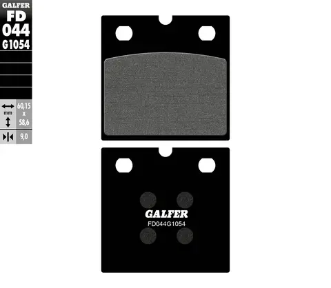 Galfer Bremseklosser, Semi-metall Anbefalt for urban/off-Road/Custom