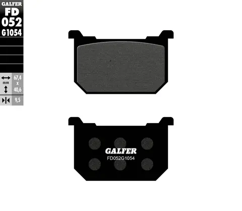 Galfer Bremseklosser, Semi-metall Anbefalt for urban/off-Road/Custom