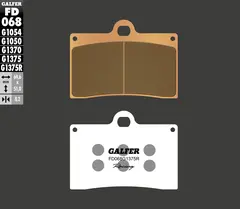 Galfer Bremseklosser, Sinter Sinter - For sport/racing, aktiv kj&#248;ring