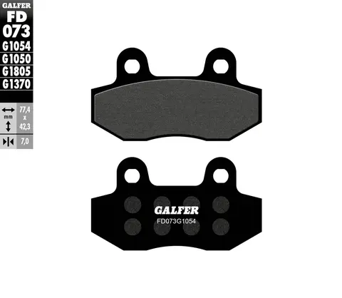 Galfer Bremseklosser, Semi-metall Anbefalt for urban/off-Road/Custom