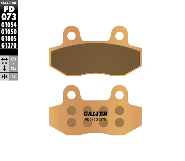 Galfer Bremseklosser, Sinter, Gate Kvalitet for gatesykler og custom 