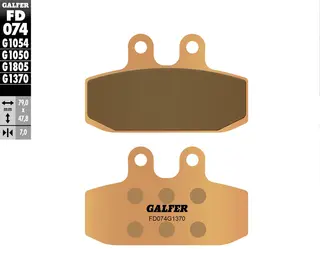 Galfer Bremseklosser, Sinter, Gate Kvalitet for gatesykler og custom