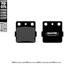 Galfer Bremseklosser, Semi-metall Anbefalt for urban/off-Road/Custom