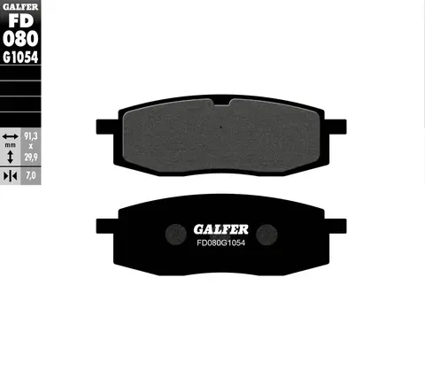 Galfer Bremseklosser, Semi-metall Anbefalt for urban/off-Road/Custom