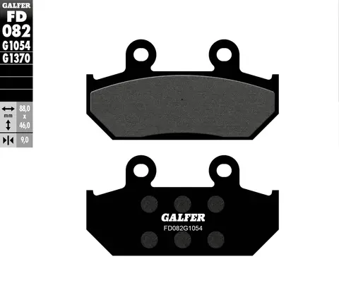 Galfer Bremseklosser, Semi-metall Anbefalt for urban/off-Road/Custom