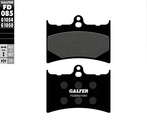 Galfer Bremseklosser, Semi-metall Anbefalt for urban/off-Road/Custom