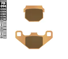 Galfer Bremseklosser, Sinter, Off-Road Kvalitet for off-road/racing-bruk