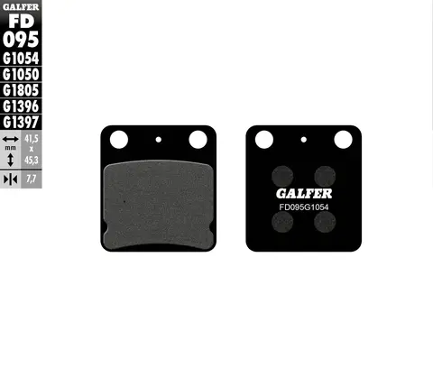 Galfer Bremseklosser, Semi-metall Anbefalt for urban/off-Road/Custom