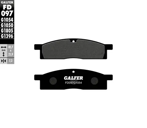 Galfer Bremseklosser, Semi-metall Anbefalt for urban/off-Road/Custom