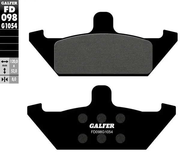 Galfer Bremseklosser, Semi-metall Anbefalt for urban/off-Road/Custom 