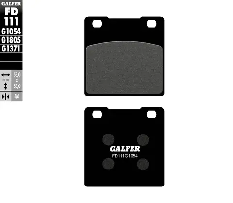 Galfer Bremseklosser, Semi-metall Anbefalt for urban/off-Road/Custom
