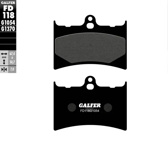 Galfer Bremseklosser, Semi-metall Anbefalt for urban/off-Road/Custom 