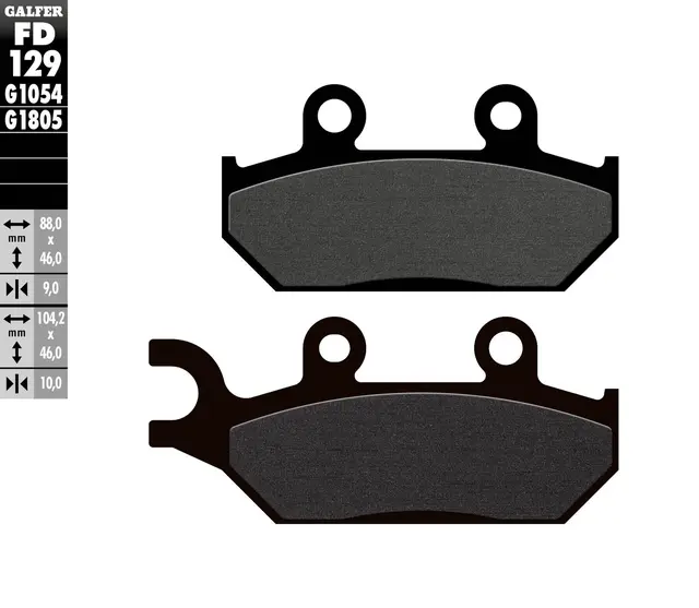 Galfer Bremseklosser, Semi-metall Anbefalt for urban/off-Road/Custom 