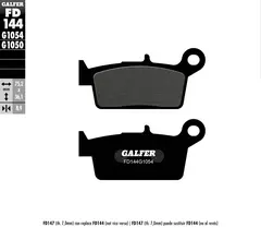 Galfer Bremseklosser, Semi-metall Anbefalt for urban/off-Road/Custom