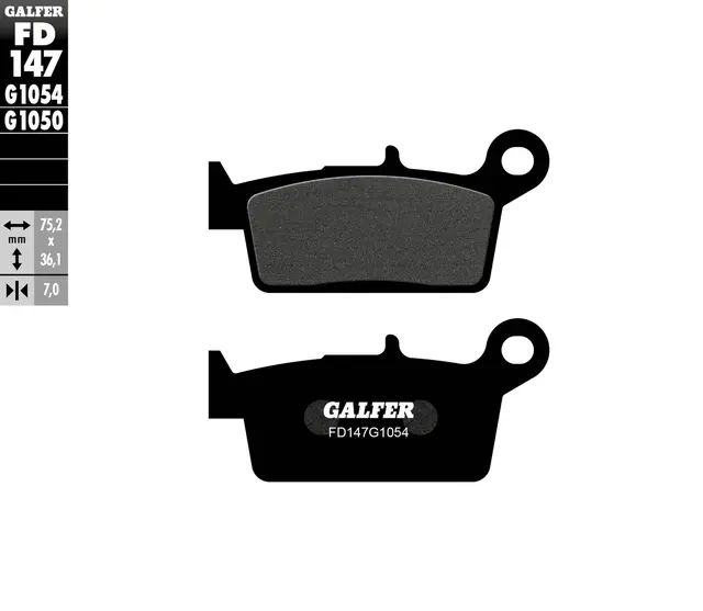 Galfer Bremseklosser, Semi-metall Anbefalt for urban/off-Road/Custom 