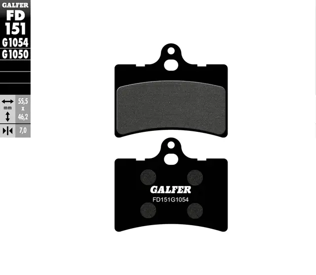 Galfer Bremseklosser, Semi-metall Anbefalt for urban/off-Road/Custom 