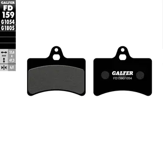 Galfer Bremseklosser, Semi-metall Anbefalt for urban/off-Road/Custom