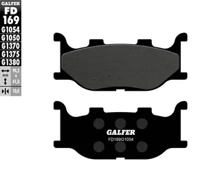 Galfer Bremseklosser, Semi-metall Anbefalt for urban/off-Road/Custom