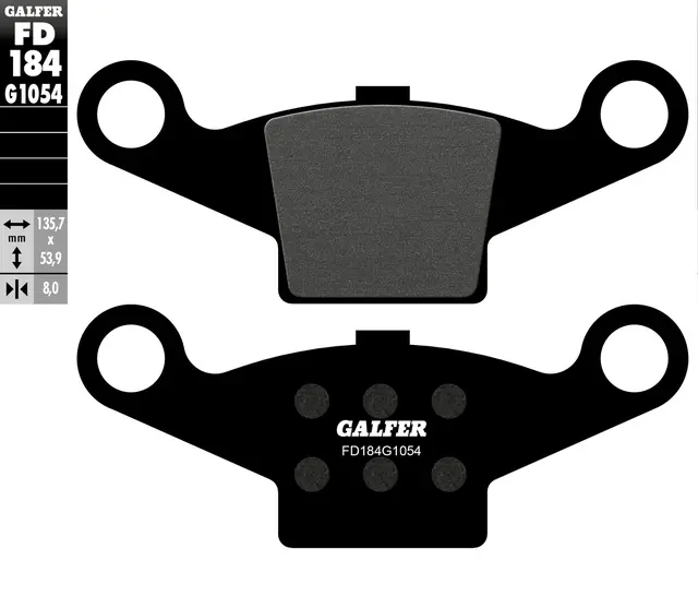 Galfer Bremseklosser, Semi-metall Anbefalt for urban/off-Road/Custom 