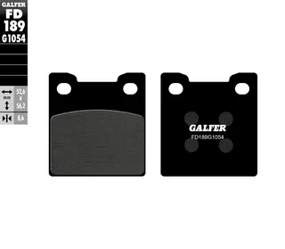 Galfer Bremseklosser, Semi-metall Anbefalt for urban/off-Road/Custom
